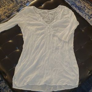 White Gauze Swimsuit Cover up